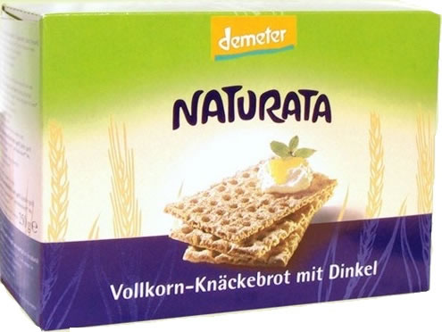 Pa cruixent sègol-espelta 250g, Naturata