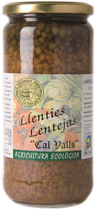 Llenties cuites 720g, Cal Valls