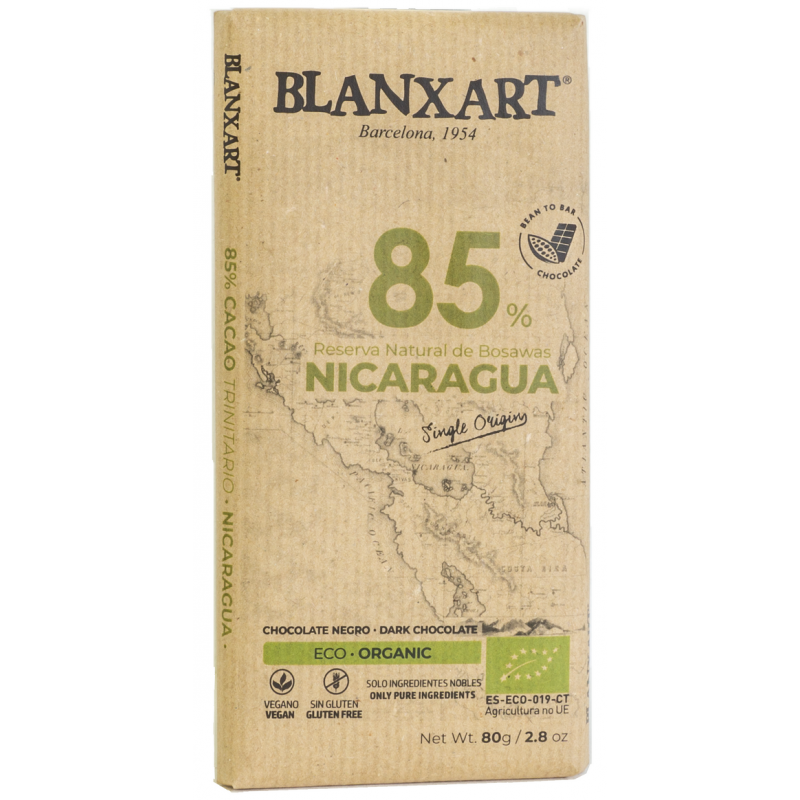 Xocolatina negra 85% Nicaragua 48g