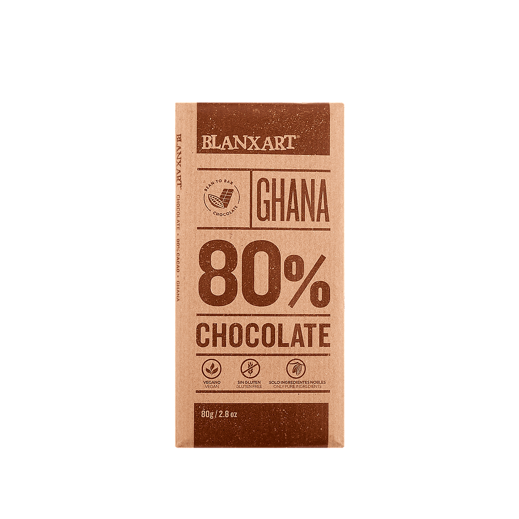 Xocolata negra 80% Ghana 80g, Blanxart