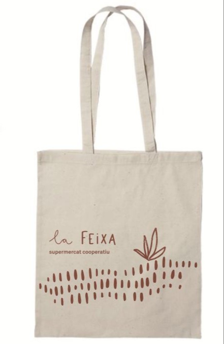 Bossa roba cotó  100% ecològic  Totebag La Feixa