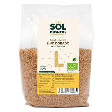 Llavors de lli daurat ECO 500g, Sol Natural