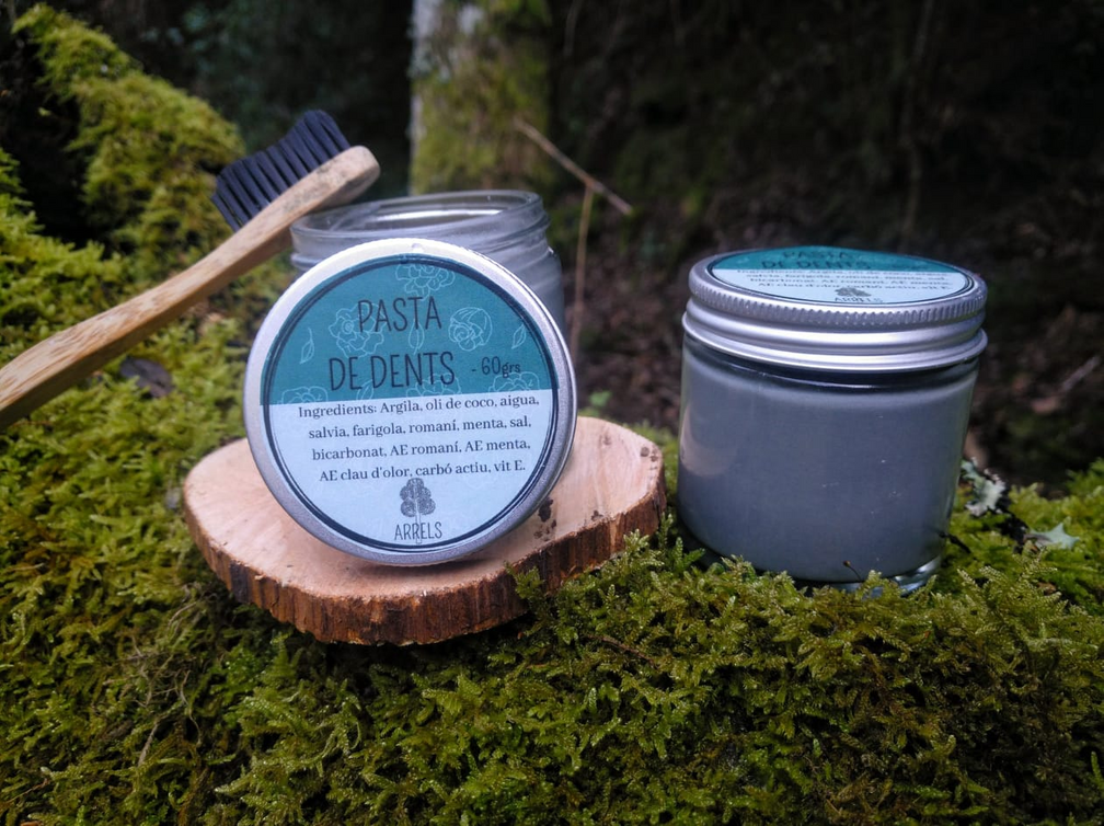 Pasta de dents - pot vidre, 60ml. (Arrels Cosmètica)
