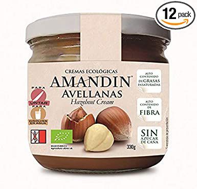 Crema d'avellana a/cacau 330g, Amandin