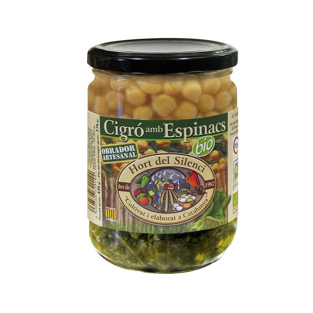 Cigró amb espinacs ECO 435g