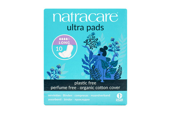 Compreses llarga amb ales 10u, Natracare