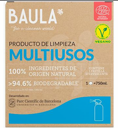 Netejador multiusos en pastilla Baula