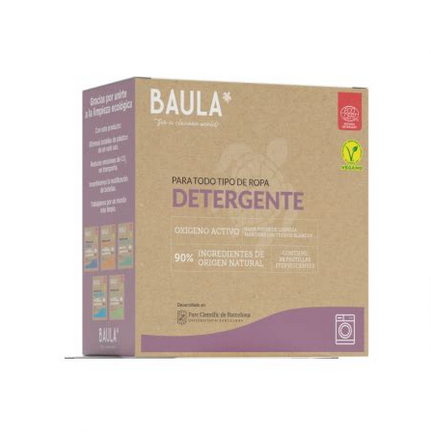 Detergent roba en pastilla 20u, Baula
