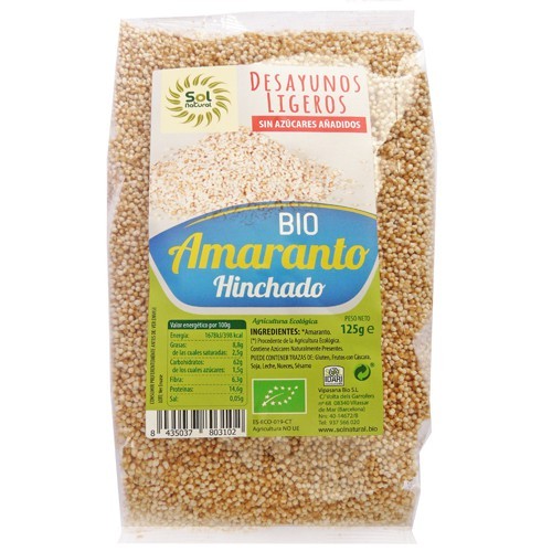 Civada inflada amb mel 150 g, Sol Natural