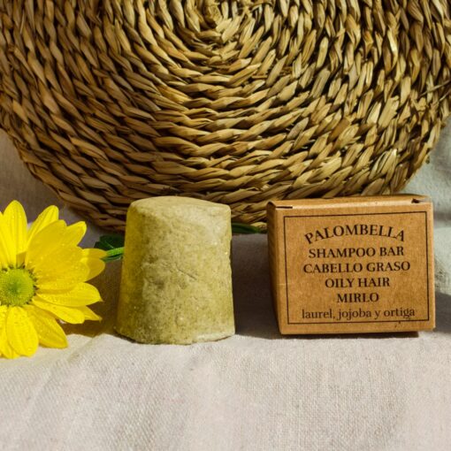 Xampú sòlid cabell gras 1u, Palombella