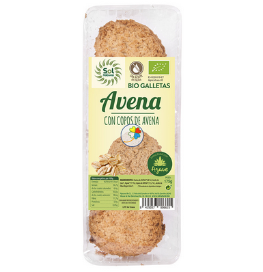 Galetes de civada i agave 175g