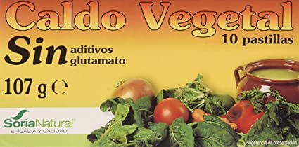 Caldo vegetal en pastilla 100g