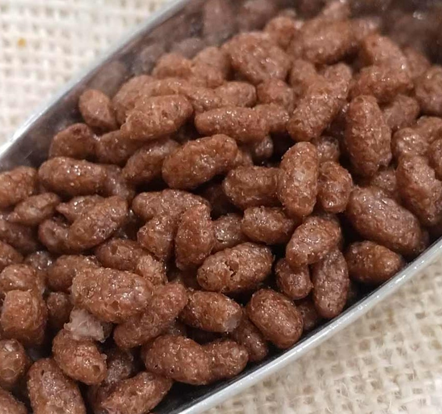 Arròs inflat amb cacau