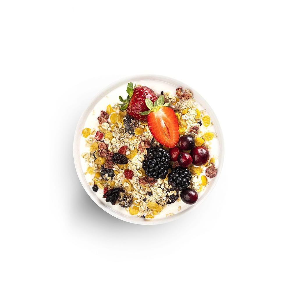 Muesli fruits vermells