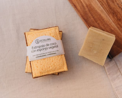 Fregall fibra coco i cel.lulosa Ecoluba