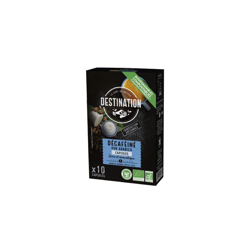Càpsules descafeïnat aràbica 10u. Destination