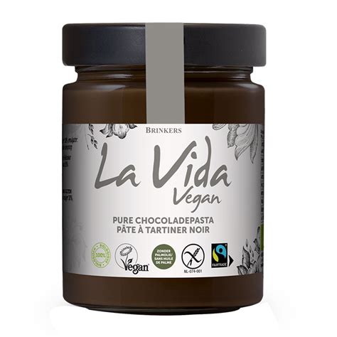 Crema de xocolata negra 600g, La Vida Vegan