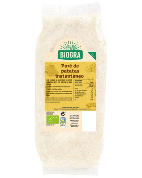 Puré de patates 250g, Biogrà