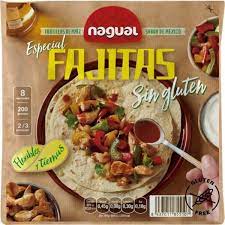 Tortillas fajita blat de moro, 8u, Nagual
