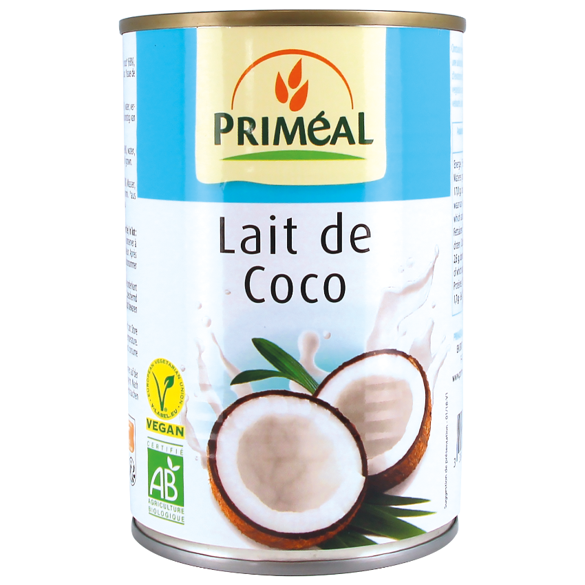 Llet de coco 400 ml, Primeal