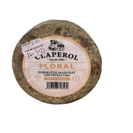 Formatge d'ovella orenga i mel,  400g. Mas Claperol
