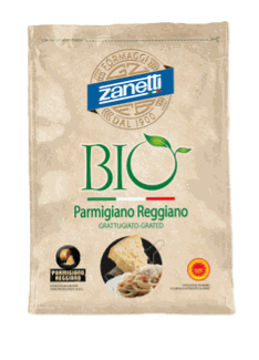 Parmesà reggiano ratllat BIO, 50g. Zanetti