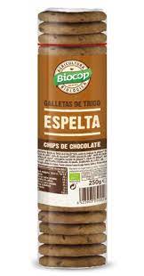 Galetes d'espelta amb xocolata 250g, Biocop