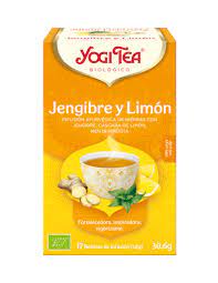 Gingebre i llimona 17 bossetes, Yogi Tea