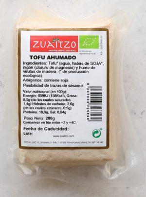 Tofu fumat 200gr Zuaitzo