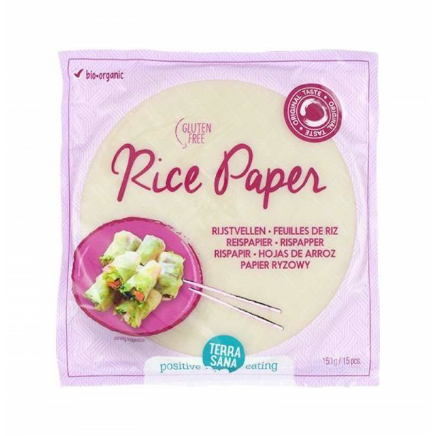 Paper d'arròs 15u. 150g Terrasana