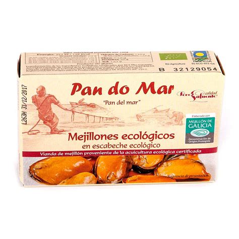 Músclos en escabetx, 120g Pan do Mar