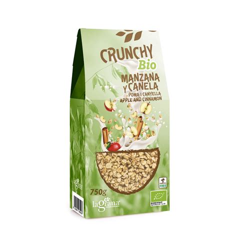 Muesli cruixent poma canyella, 750g LG