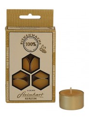 Espelma de cera d'abella 6u