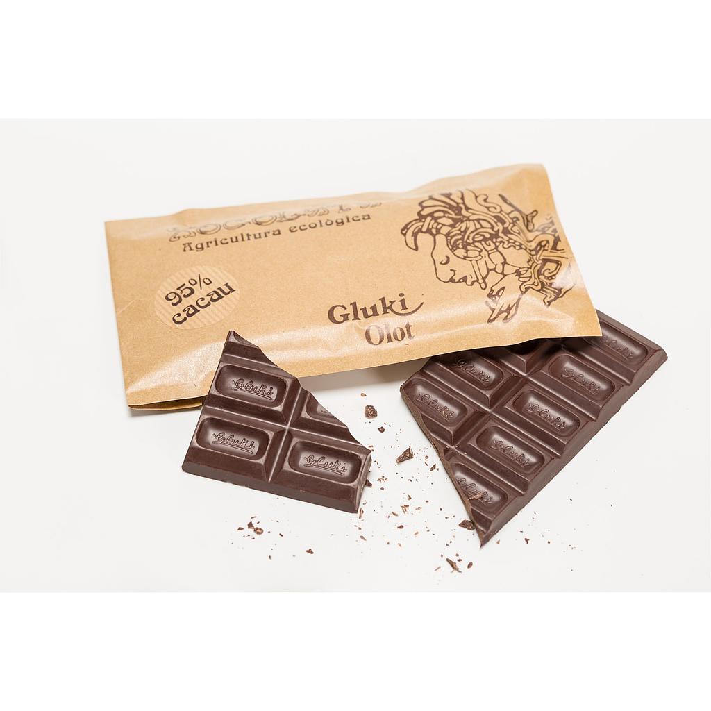 Xocolata Negra 95%, 100g. (Gluki)