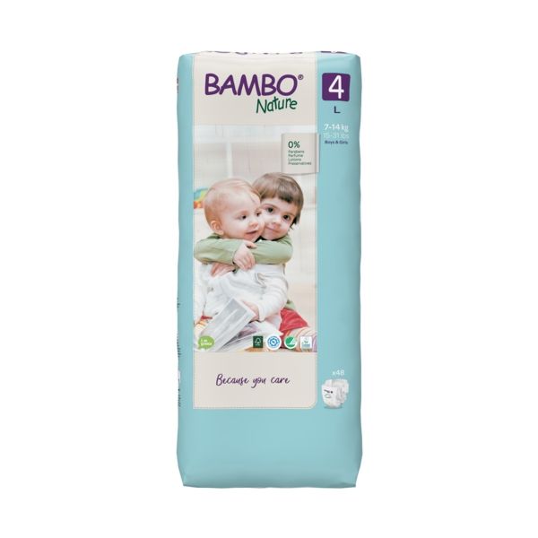 Bolquers Talla 4 (7-18kg) 48u, Bambo