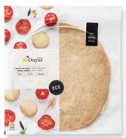 Bases de pizza d'espelta integral, 2u.