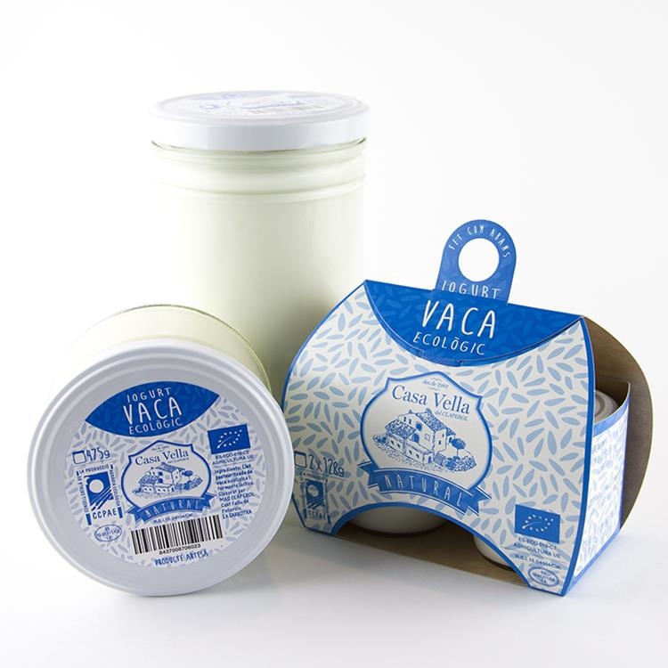 Iogurt natural VACA, 450g. Mas Claperol