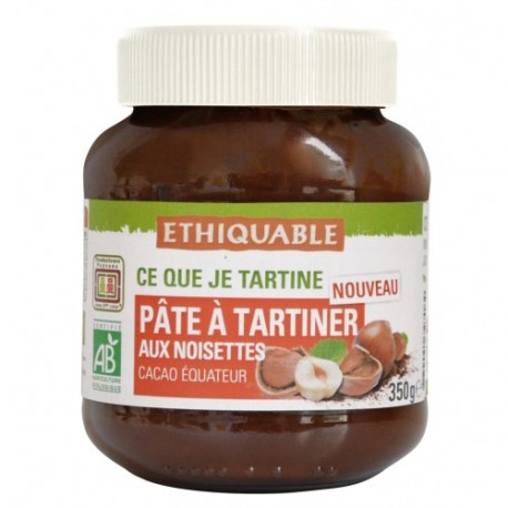 Crema de cacau i avellanes 350g, Quèviure