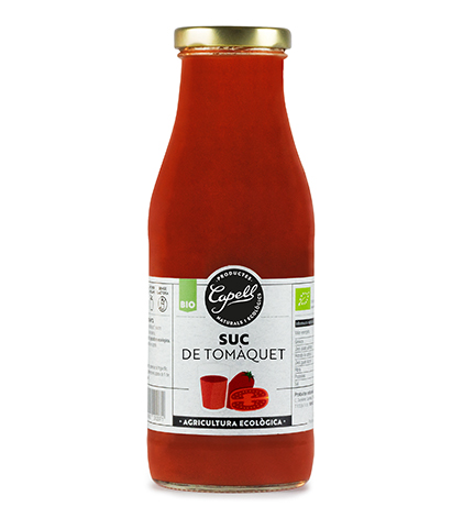 Suc tomata ecològica 0,5l, Capell