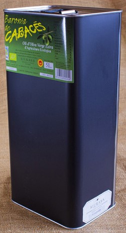 Oli d'oliva verge extra 5l (llauna), Baronia de Cabacés