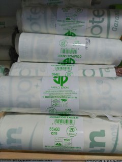 Bosses escombraries 100% compostables 10l, Ecoreciclat